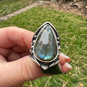 Acid Queen Labradorite Ring